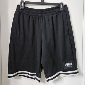 PUMA Men's Black Shorts Medium Athletic
